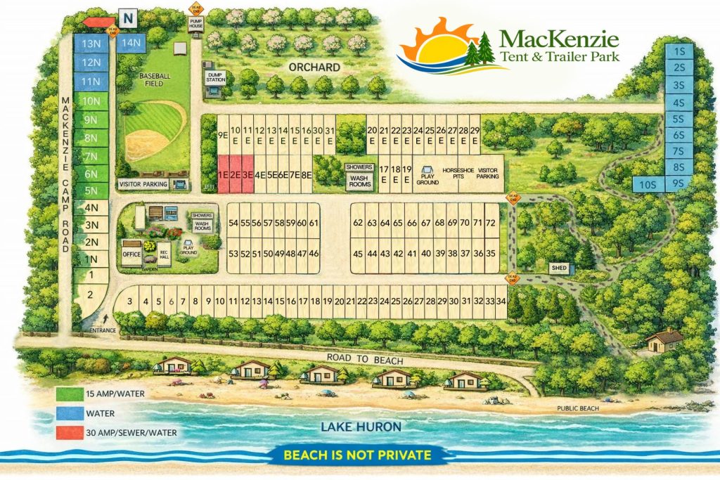 Map of CampGrounds